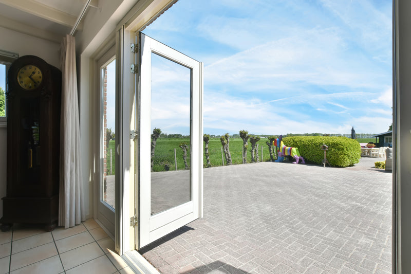Alle kozijnen voorzijn van Kunstof, boerderij woning in Gorssel
